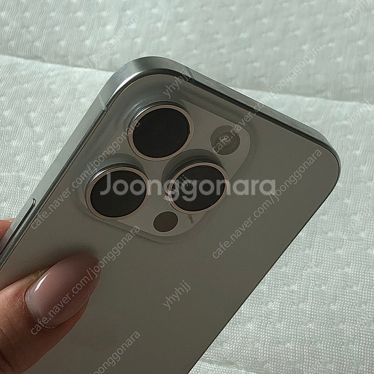 [자급제/애플케어]아이폰15프로 256GB 화이트티타늄--4