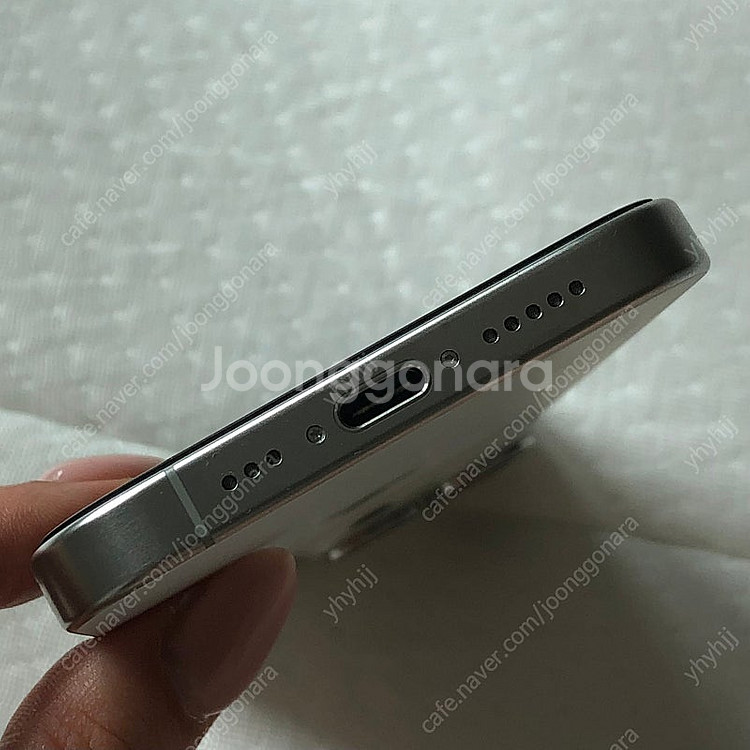 [자급제/애플케어]아이폰15프로 256GB 화이트티타늄--5