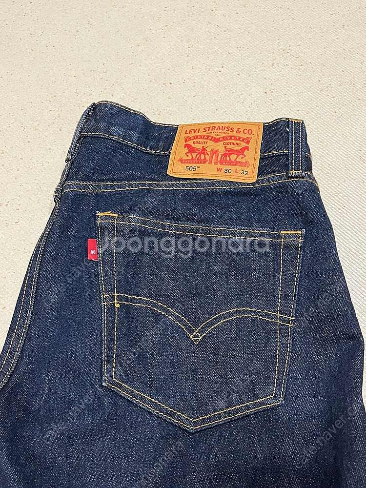 리바이스 505 30x32 기장수선 3만원에 팝니다.--2