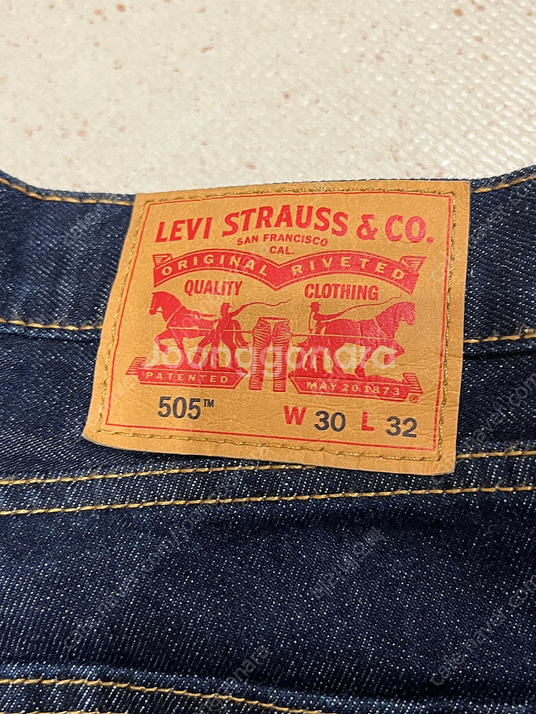 리바이스 505 30x32 기장수선 3만원에 팝니다.--3