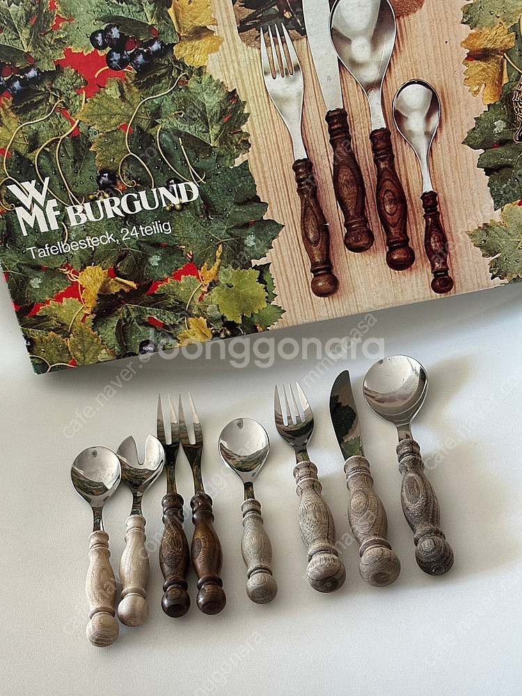 독일 빈티지 WMF Burgund 6인세트 커트러리--3
