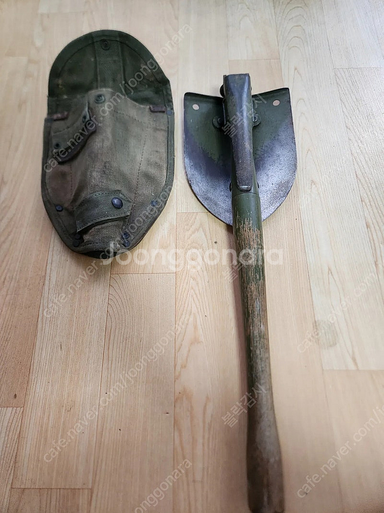 오리지날 미군 접의식 1952년 야전삽--2