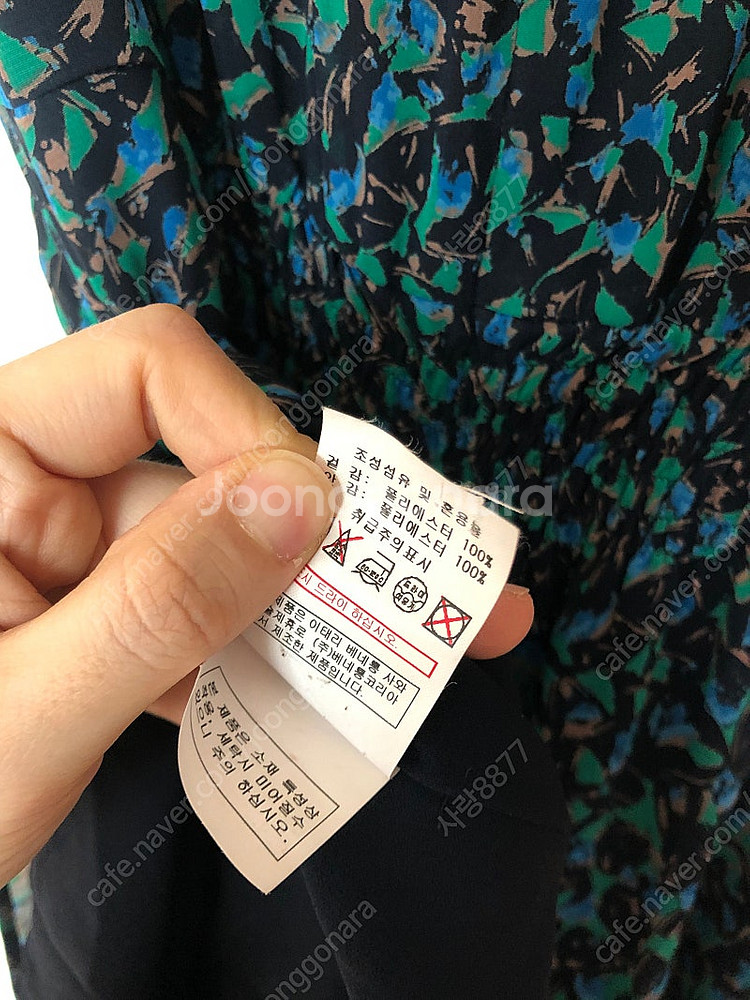 시슬리 언발란스 반팔 퍼프 시스루 쉬폰 원피스 결혼식 ...--6
