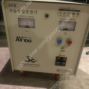 세계전원 avr 자동전압조정기 AV100
