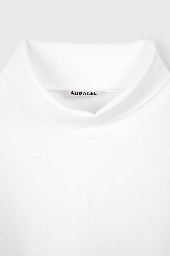 [ AURALEE ] 오라리 루스터 플레이팅 하이넥 티...--2