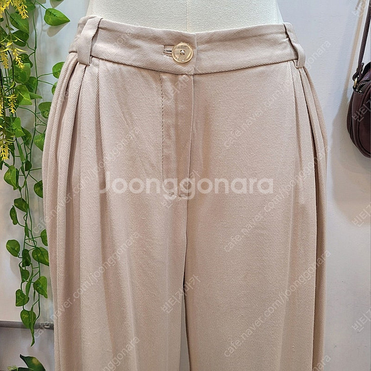 마시모두띠 핀턱 카브라 슬랙스--1