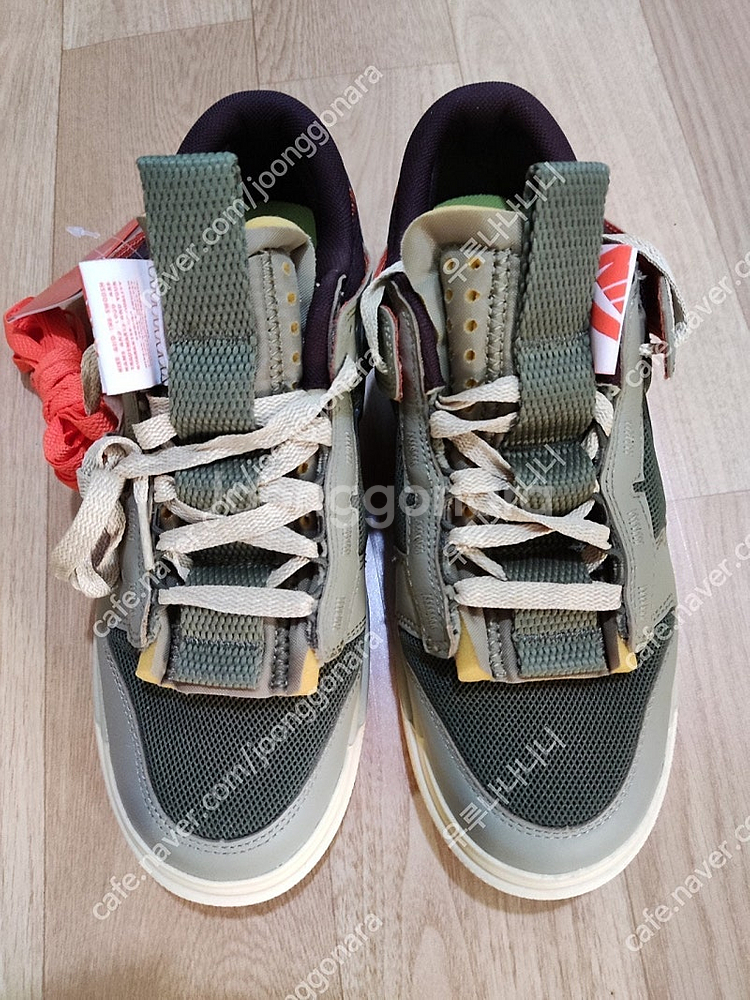 나이키 에어 덩크 점보 미디움 올리브 255mm 나코탭--0