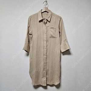 빈폴 레이디스 셔츠 린넨 원피스 90사이즈 bean pole