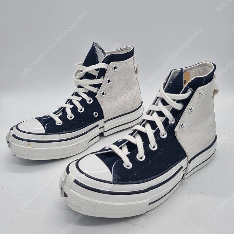 컨버스 x 펑첸왕 척 70 투인원 내츄럴 아이보리 블랙 남성 245mm 여성 255mm 이미지