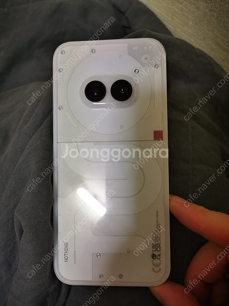 낫싱2a 128 화이트 16만팝니다.단품--1