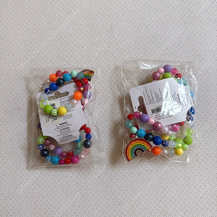 그레이트프리텐더스 유아 어린이 비즈목걸이&팔찌 세트 이미지