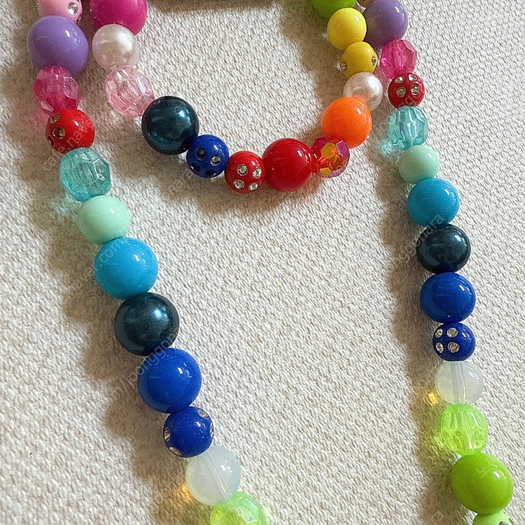 그레이트프리텐더스 유아 어린이 비즈목걸이&팔찌 세트 이미지