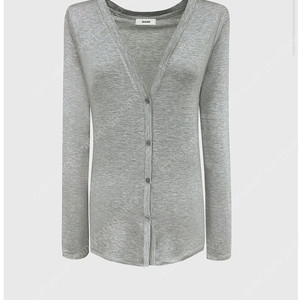 (새제품)뮤제라 에센셜 텐셀 슬리브리스 가디건 세트 그레이