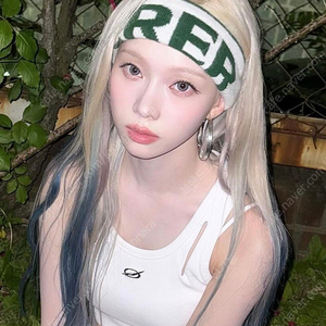 에르에르 윈터 헤어밴드 아쿠아색상