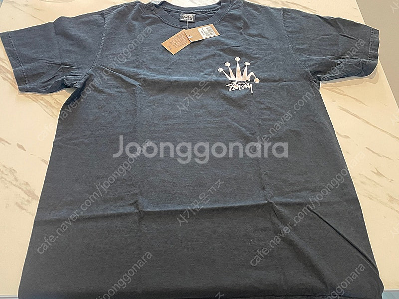 스투시 반팔 리갈 크라운 피그먼트 다이드 S--1