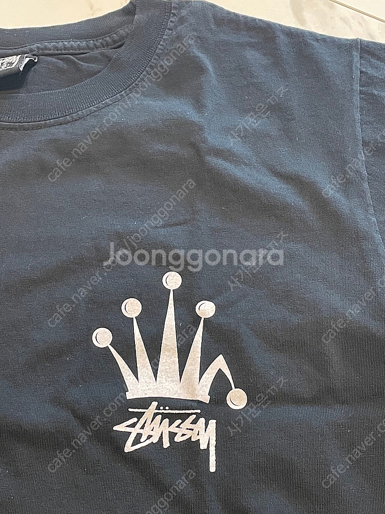 스투시 반팔 리갈 크라운 피그먼트 다이드 S--2