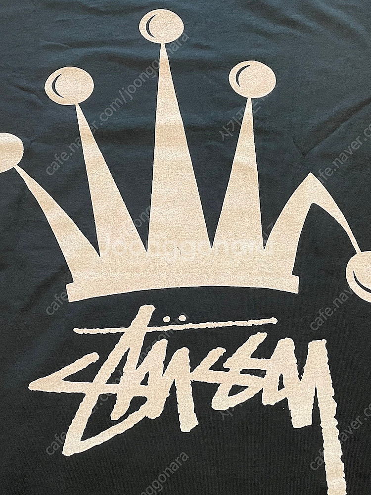 스투시 반팔 리갈 크라운 피그먼트 다이드 S--3