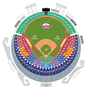 8월21일 목요일 엘지 롯데 1루 오렌지석 2연석 3연석 4연석 5연석 6연석 야구 티켓 통로