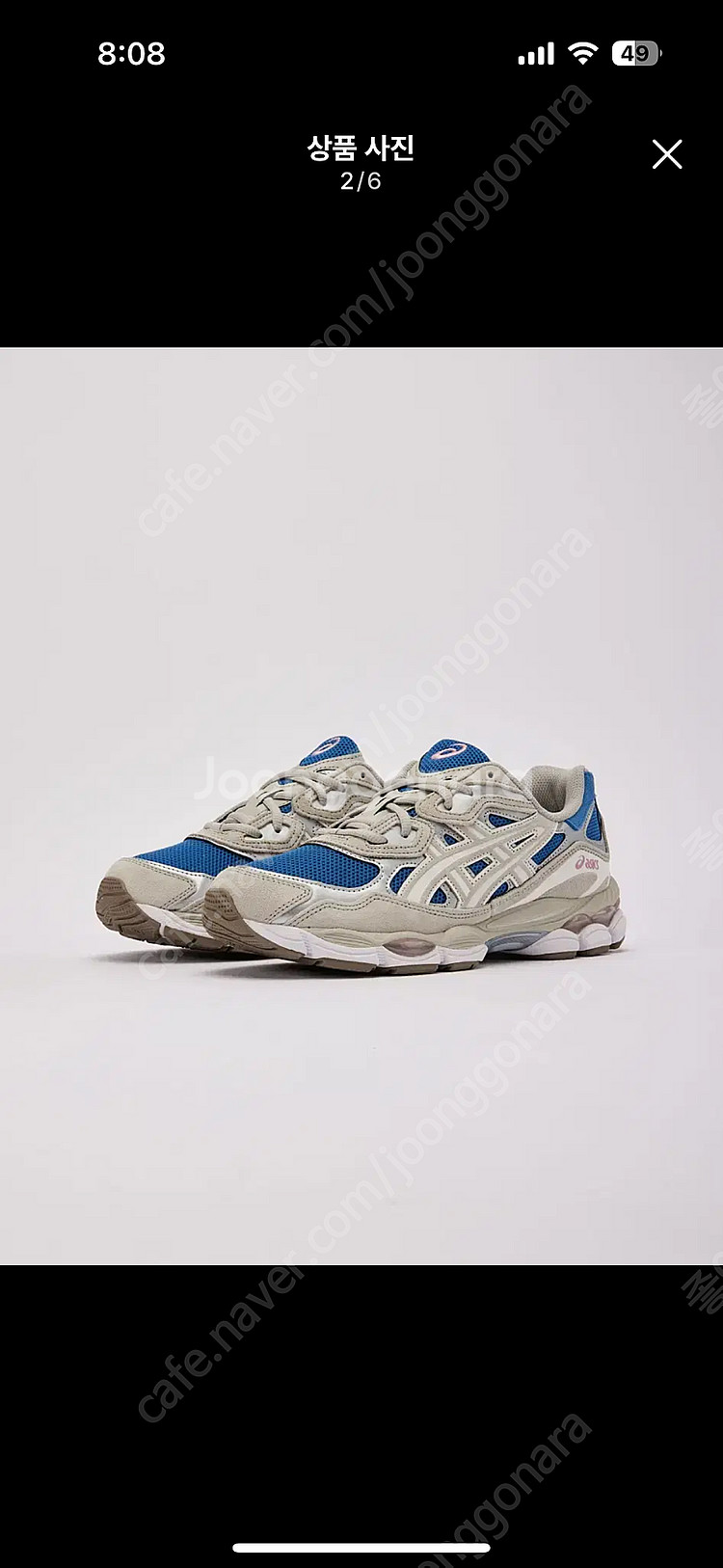 아식스 gel-nyc 280 사이즈 새상품--1