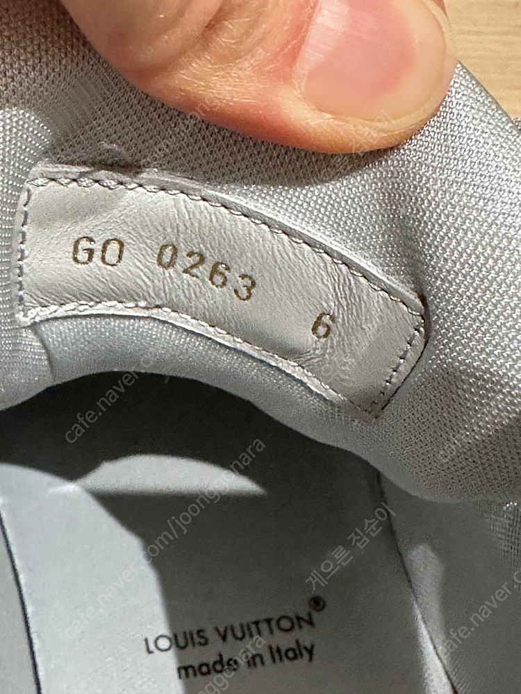 루이비통 남성 LV 트레이너 2 스니커즈 gris 6사이드 이미지