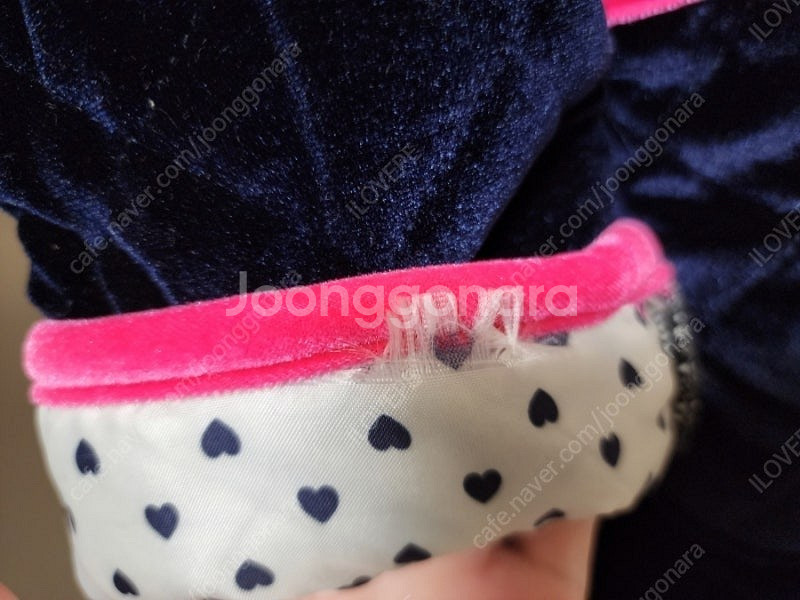 몽드베베 벨벳코트 10y 몇번입지않아 깨끗한중고옷입니다--4