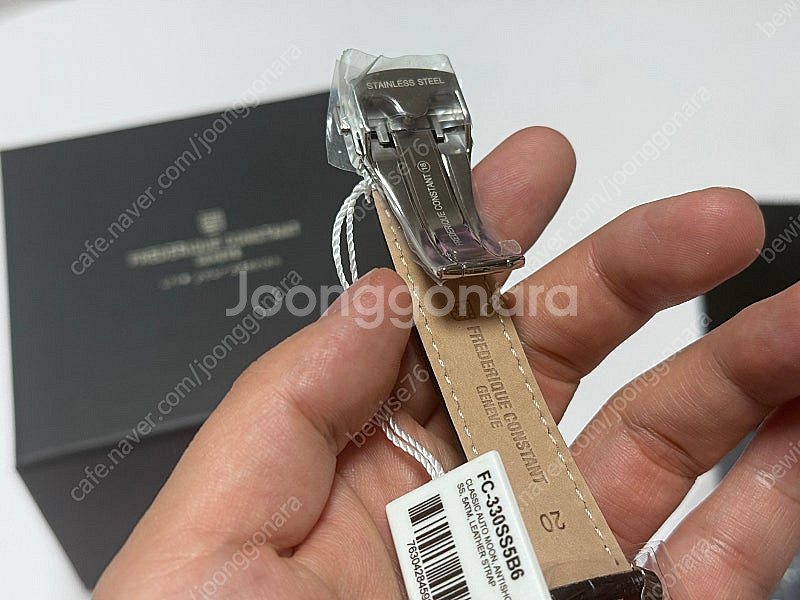 정품/새상품 프레드릭콘스탄트 FC-330SS5B6 클래식 오토매틱 문페이즈--3