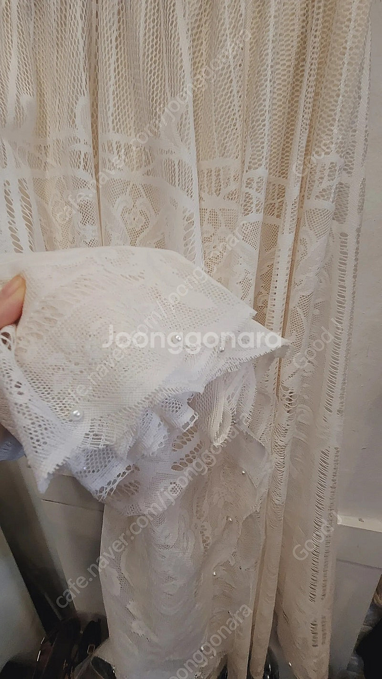 듀엘 베스트. 진주 레이스 샤 스커트--9