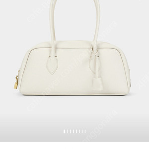 시스템 화이트 보스톤백