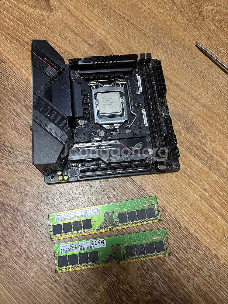 I7 10700f b560i 삼성 ddr4 16g x2--3