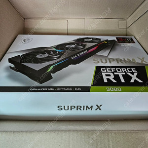 MSI RTX 3080 슈프림X LHR