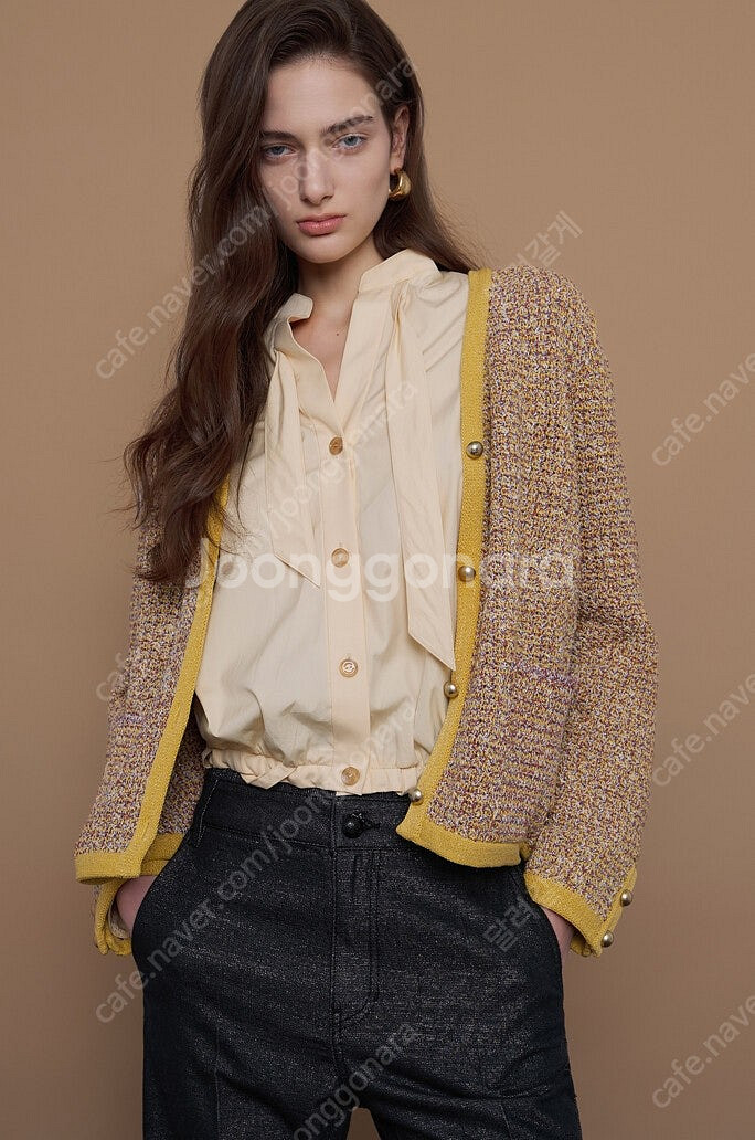 랑방 25 완판 니트 자켓 새상품--0