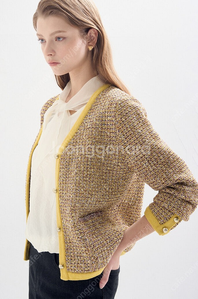 랑방 25 완판 니트 자켓 새상품--4