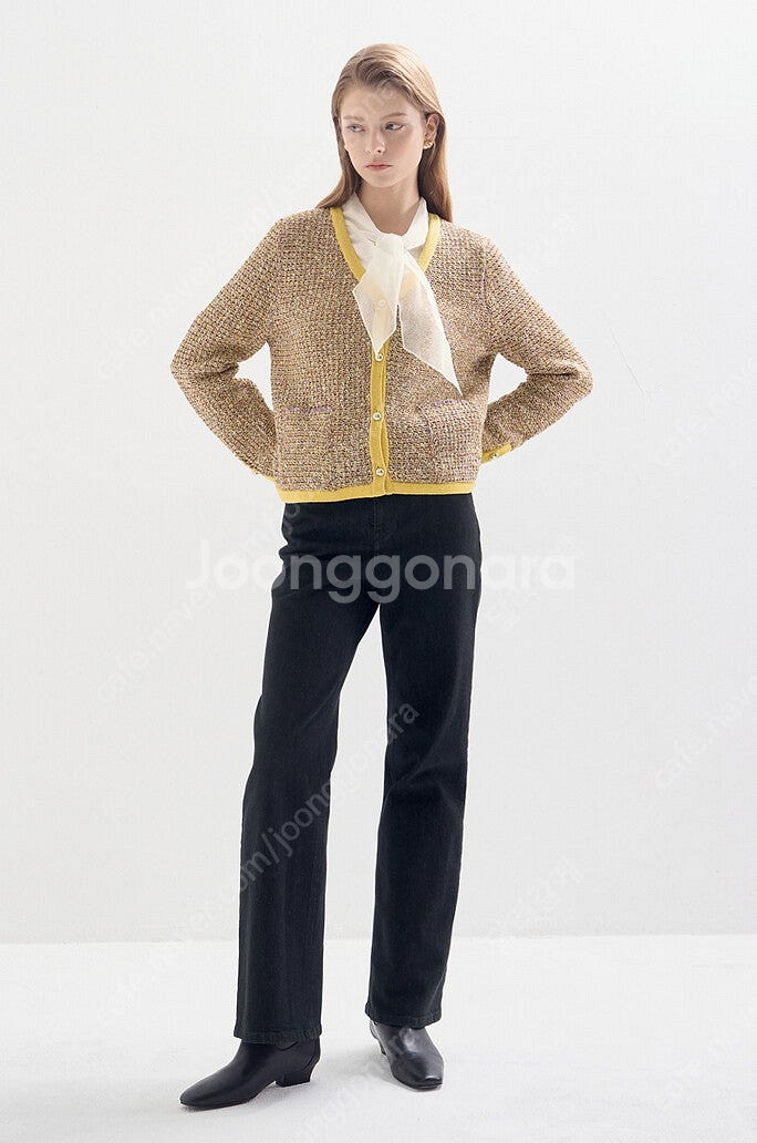 랑방 25 완판 니트 자켓 새상품--8