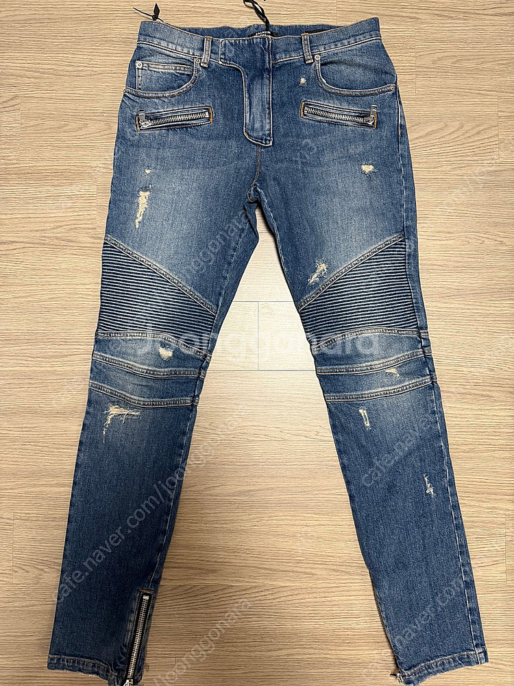 24fw 발망 바이커진, 데님팬츠 새상품--1