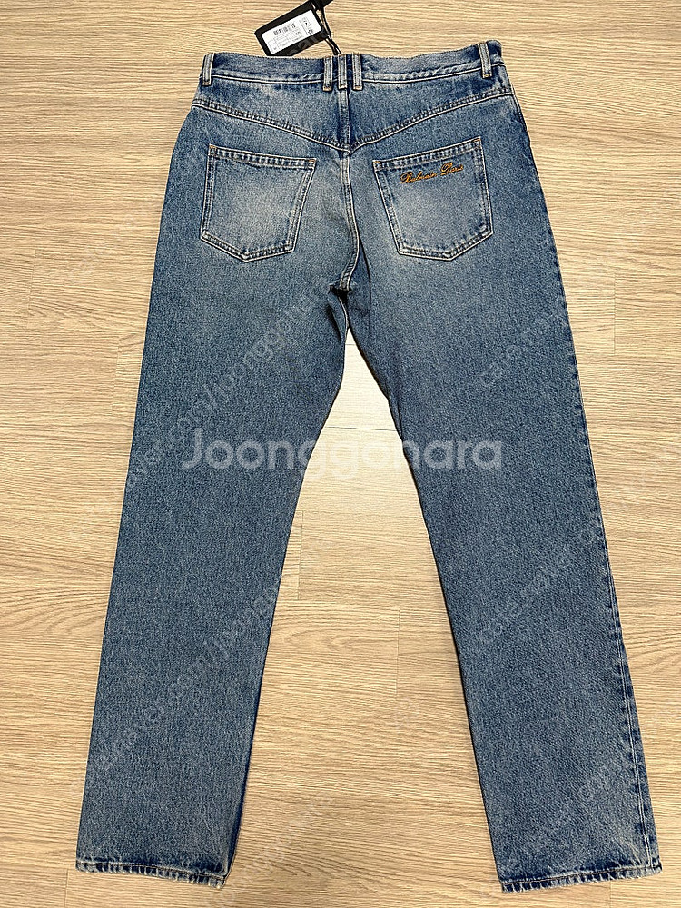 24fw 발망 바이커진, 데님팬츠 새상품--5
