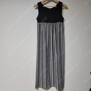 시원한 스판 민소매 니트 원피스