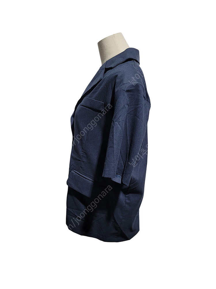 린넨자켓 반팔자켓 루즈핏 오버핏 캐주얼 오피스룩 이미지