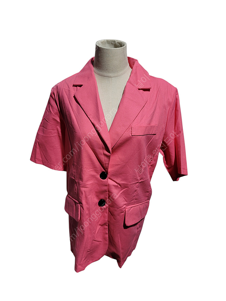 린넨자켓 반팔자켓 루즈핏 오버핏 캐주얼 오피스룩 이미지