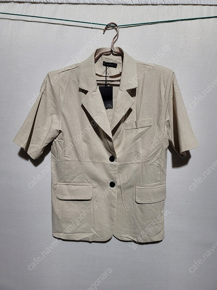 린넨자켓 반팔자켓 루즈핏 오버핏 캐주얼 오피스룩 이미지