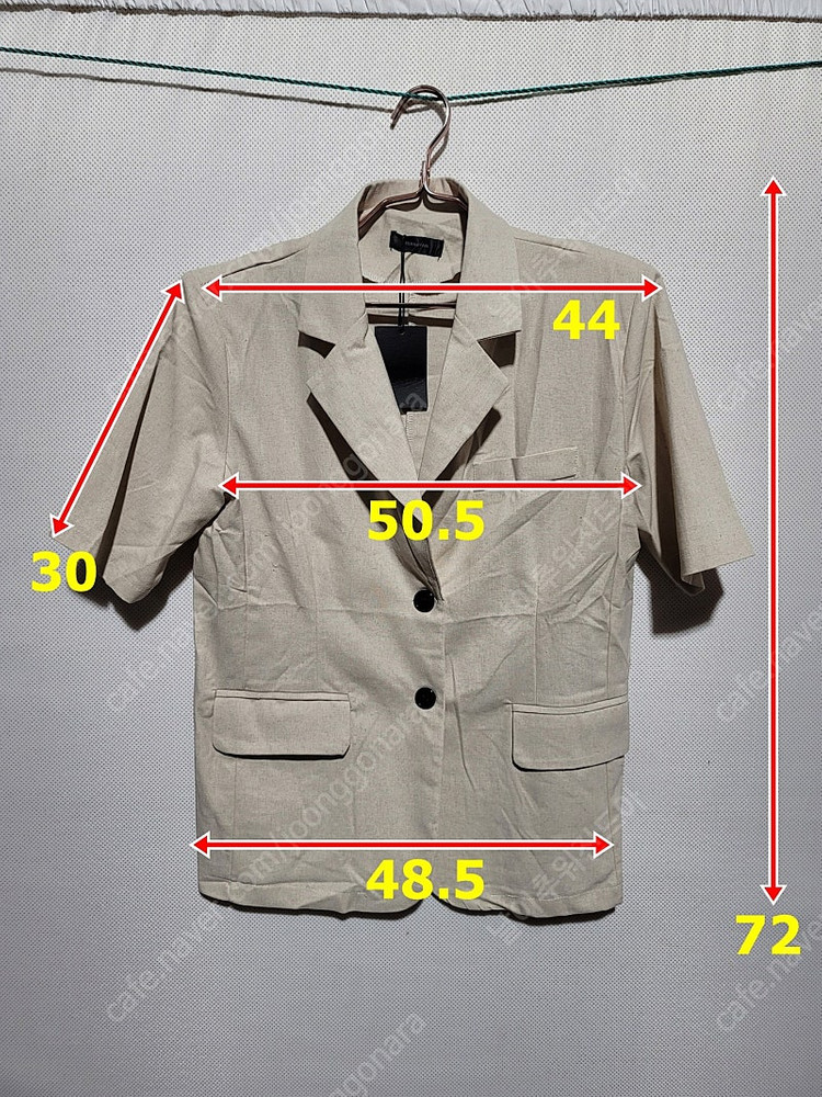 린넨자켓 반팔자켓 루즈핏 오버핏 캐주얼 오피스룩 이미지