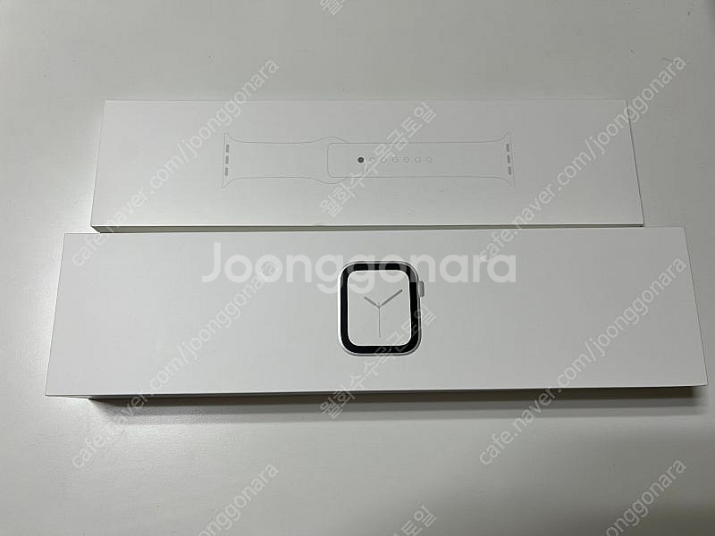 애플워치4 알루미늄 실버 gps 44mm 팝니다--9