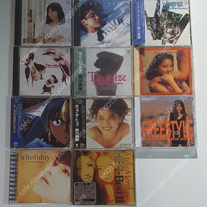 올드 J-Pop) 일본 여성 가수 모리카와 미호 (森川美穂) CD 11장