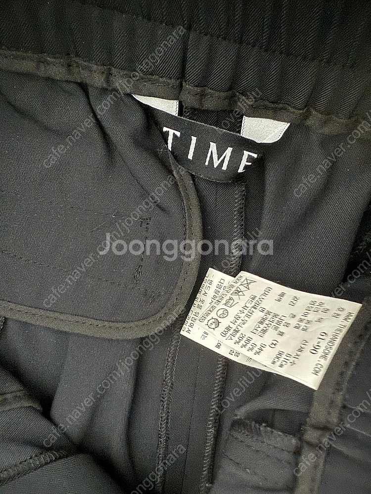 한섬 2022 타임 헴 지퍼 테이퍼드 팬츠 (랑방컬렉션...--6