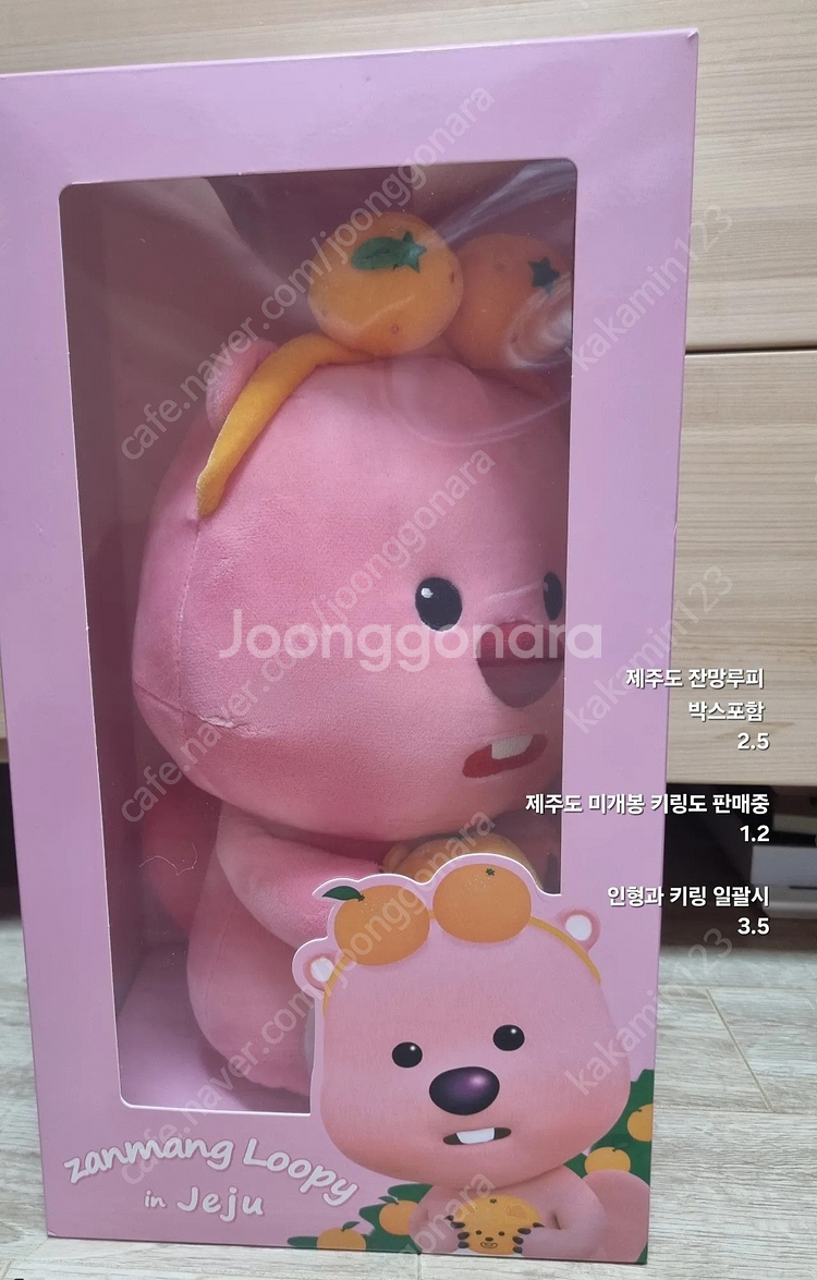 잔망루피 팝업스토어 한정판 인형 겨울시즌 인형, 각종 ...--0