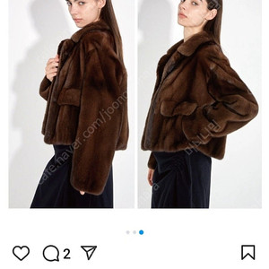 아티리소 퍼 자켓.밍크자켓