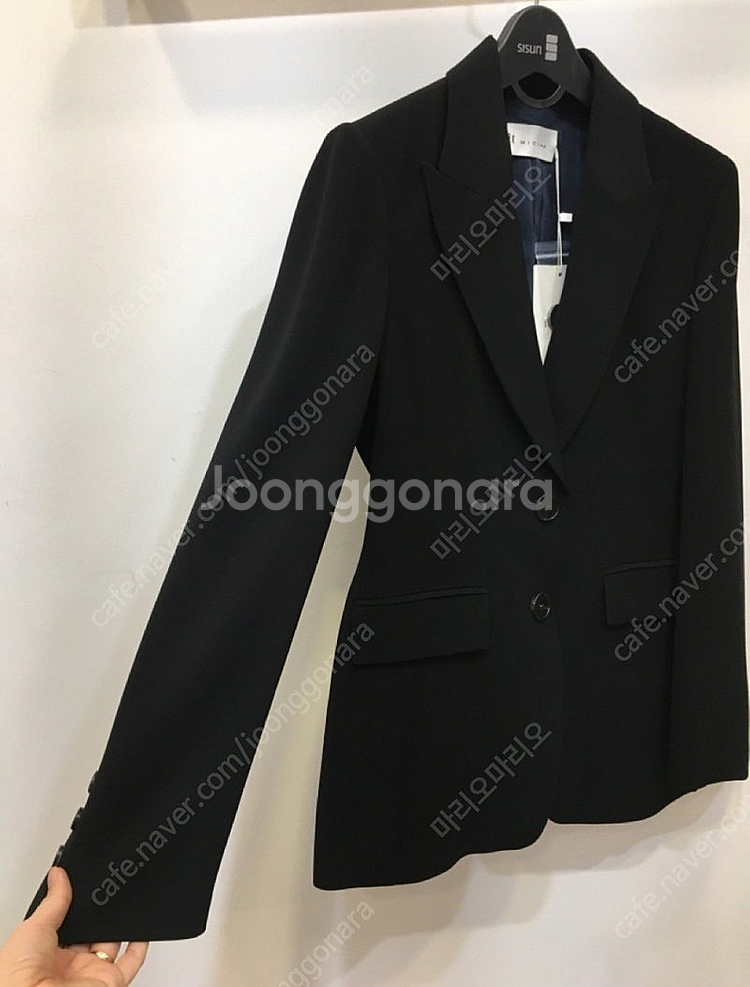 잇미샤 기본 블랙자켓 택채 새상품 사이즈 55--2