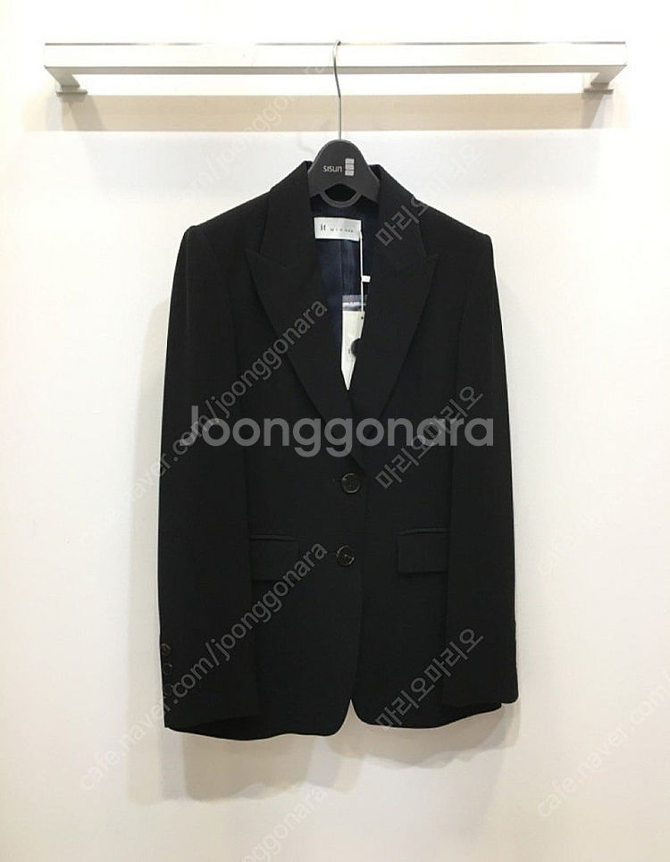 잇미샤 기본 블랙자켓 택채 새상품 사이즈 55--3