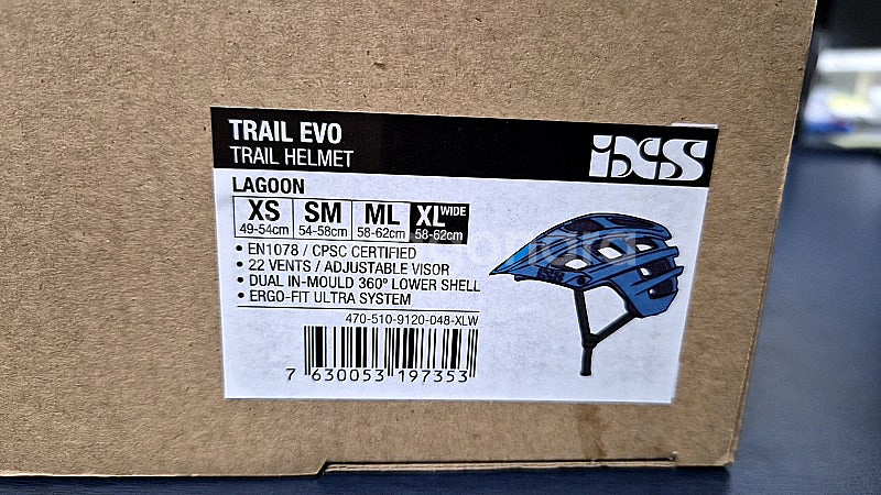 IXS 트레일 에보 올마헬멧 XL 58-62 Wide,...--4