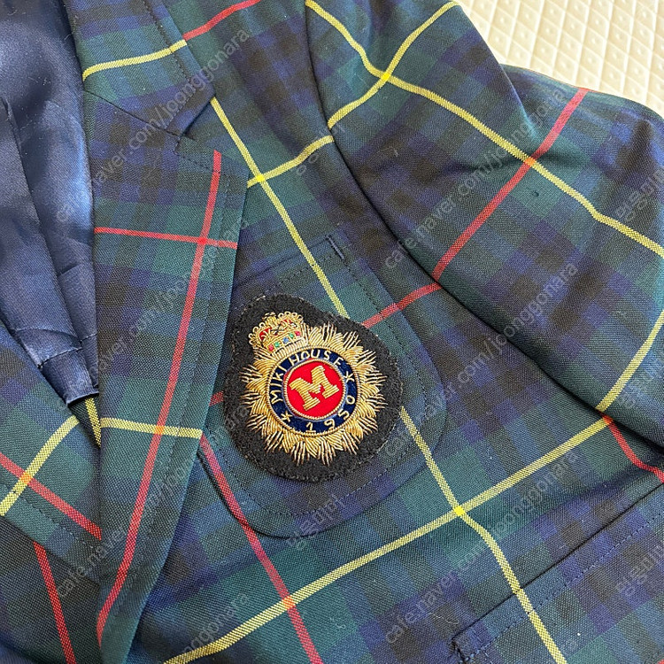 mikihouse 미키하우스 체크 자켓 입학식 졸업식 유아 아기옷 95 100--1