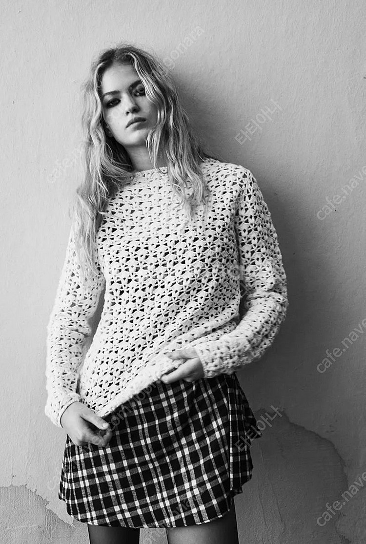 zara 자라 오픈 워크 니트 스웨터 89900-399...--1